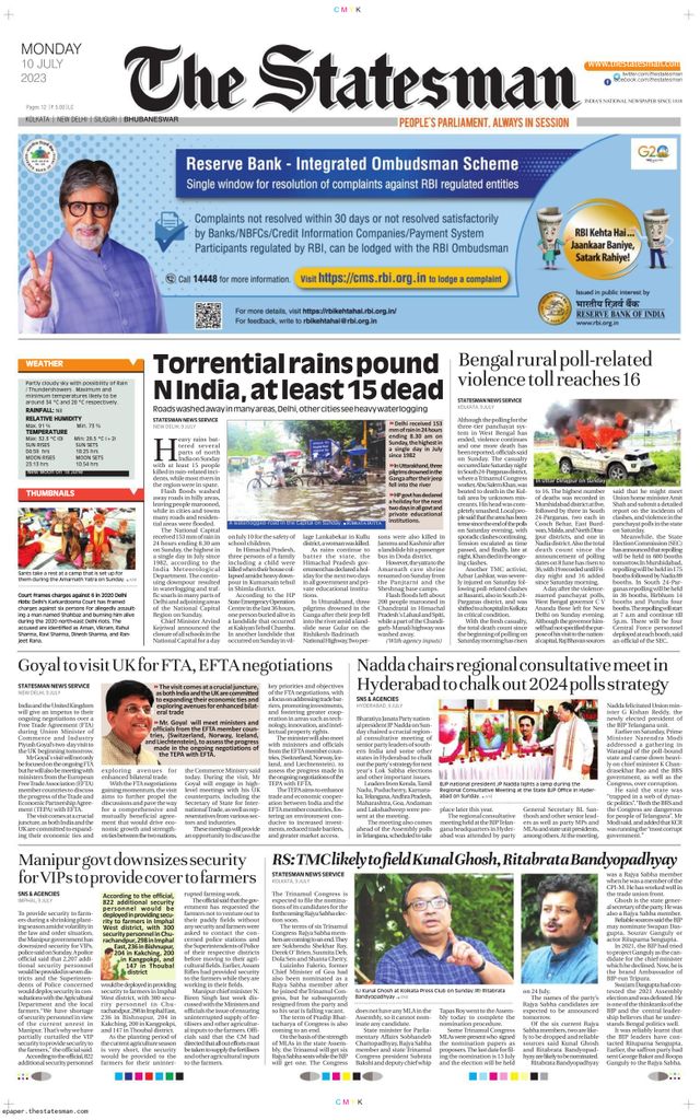 The Statesman Bhubaneswar