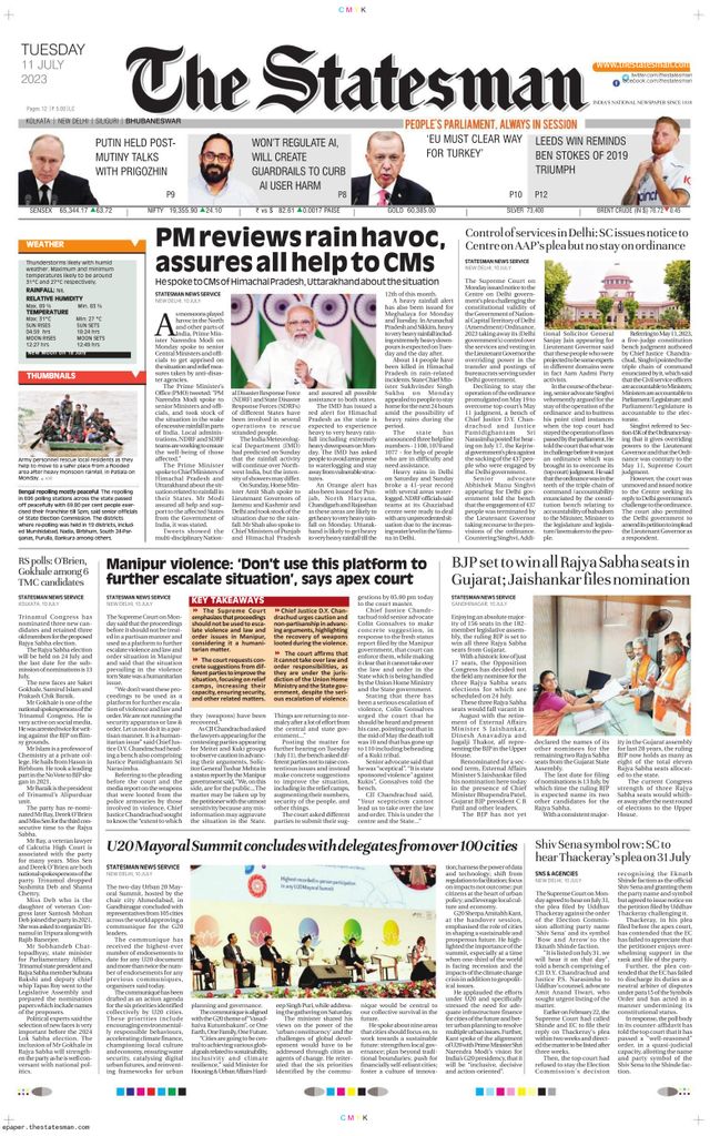 The Statesman Bhubaneswar