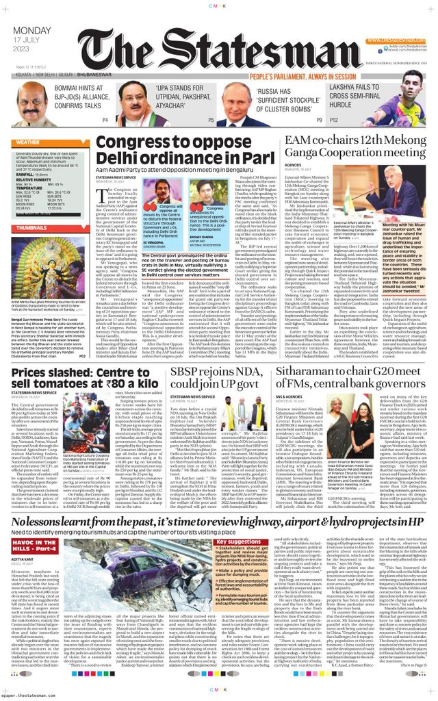 The Statesman Bhubaneswar