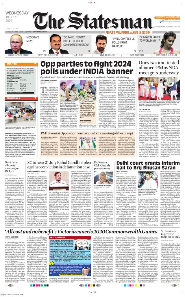 The Statesman Bhubaneswar