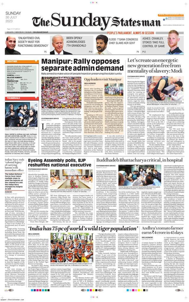 The Statesman Bhubaneswar