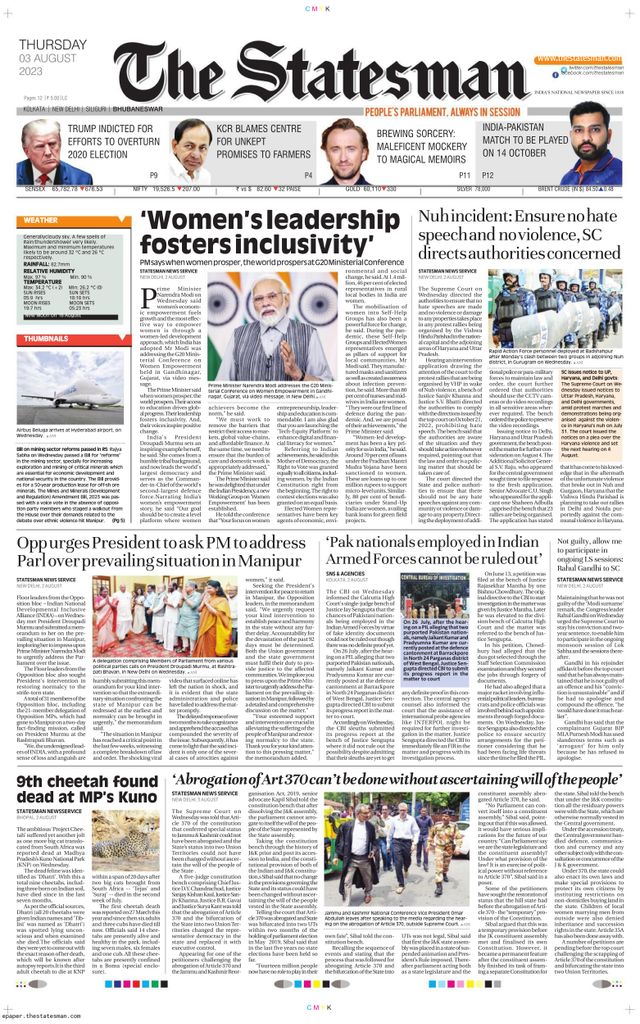 The Statesman Bhubaneswar