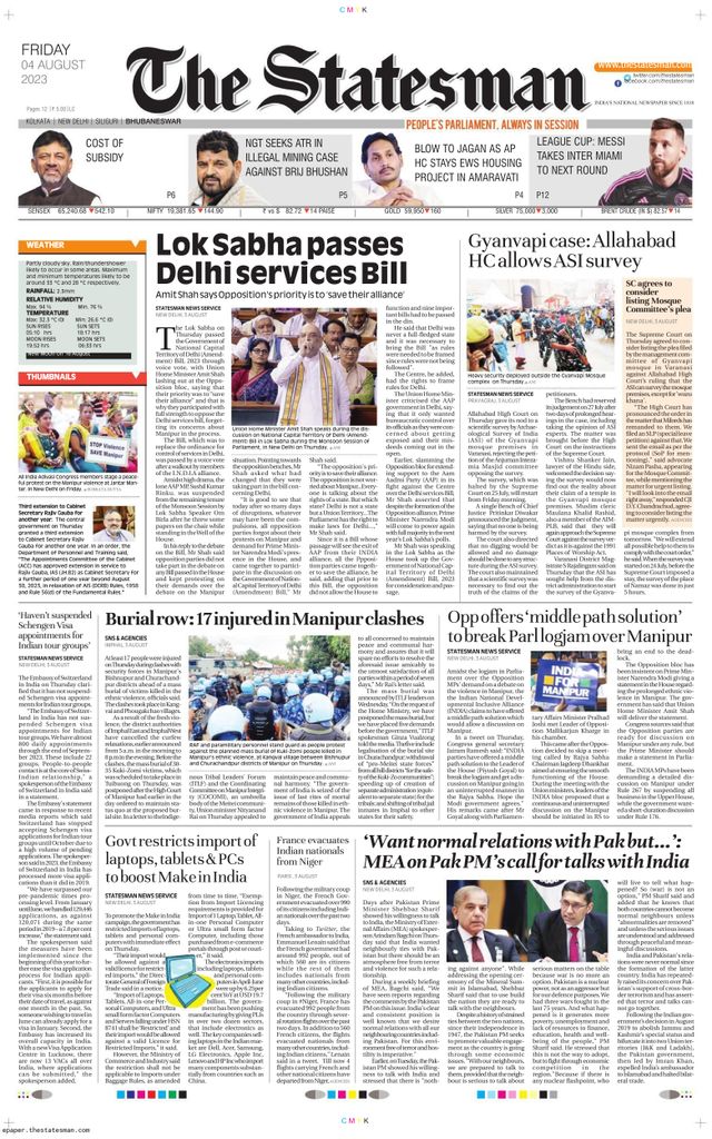 The Statesman Bhubaneswar