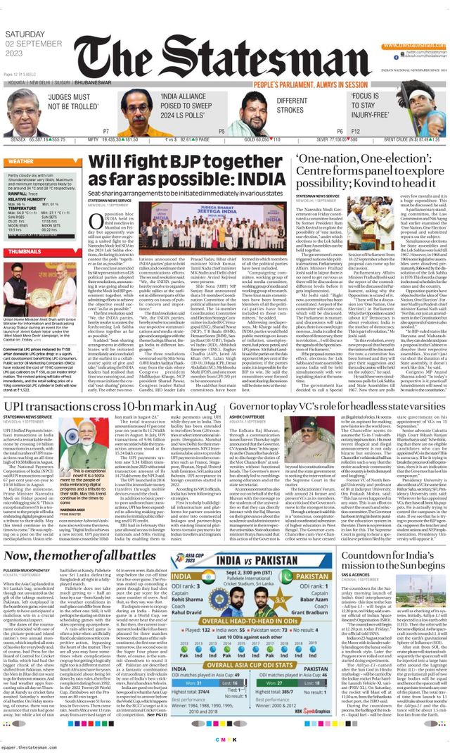 The Statesman Bhubaneswar