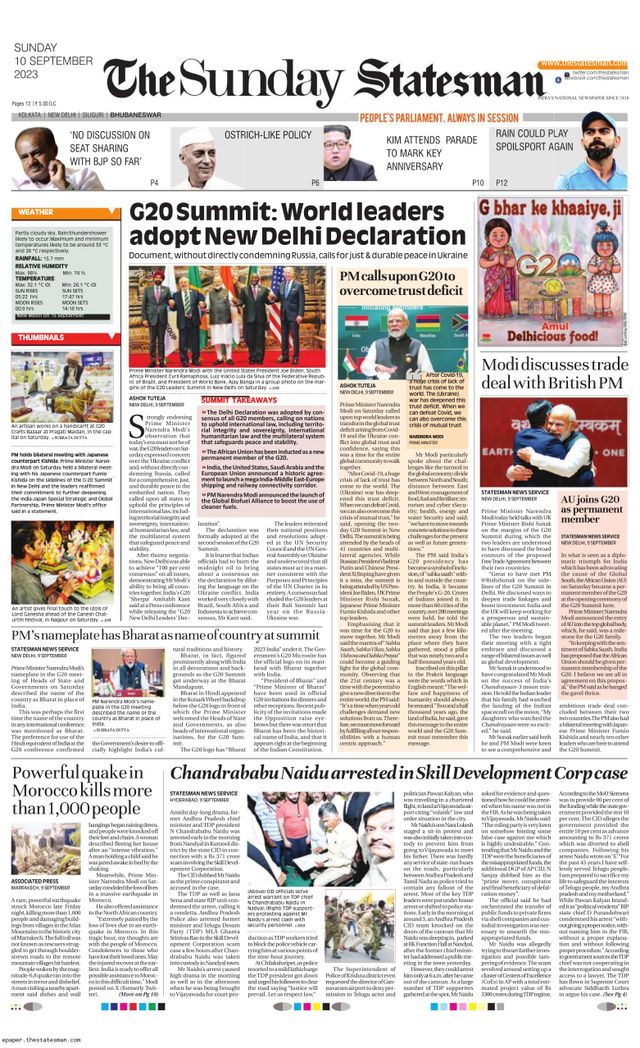 The Statesman Bhubaneswar
