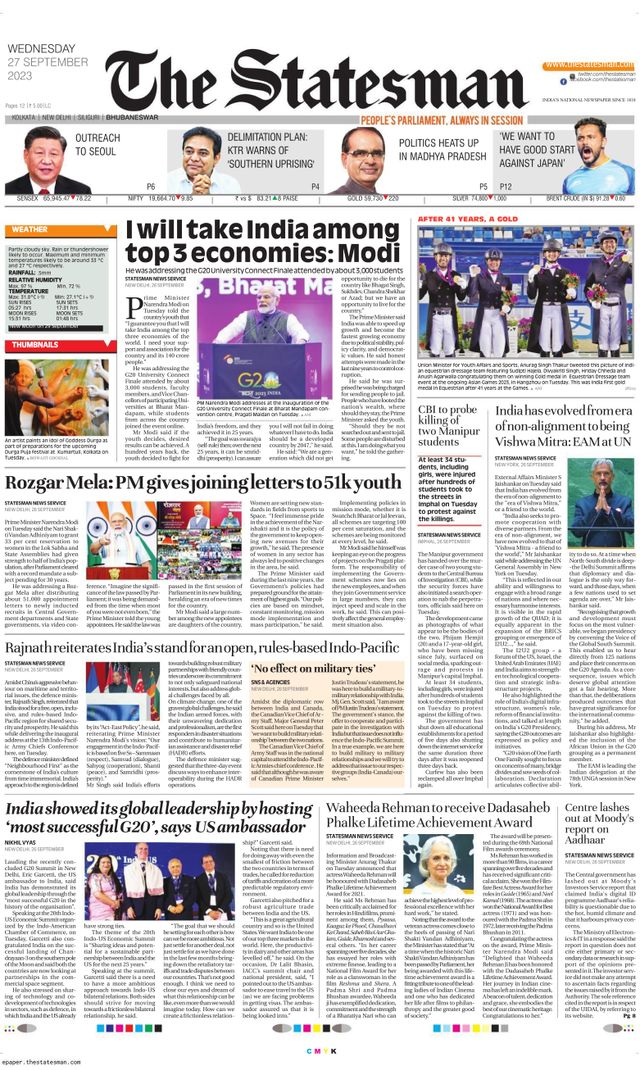 The Statesman Bhubaneswar