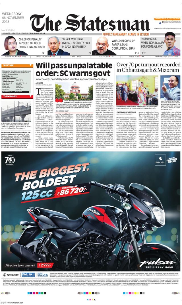 The Statesman Bhubaneswar
