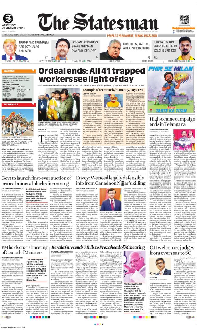 The Statesman Bhubaneswar