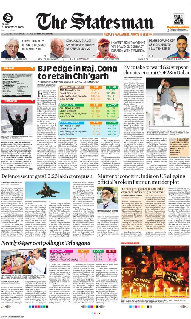 The Statesman Bhubaneswar