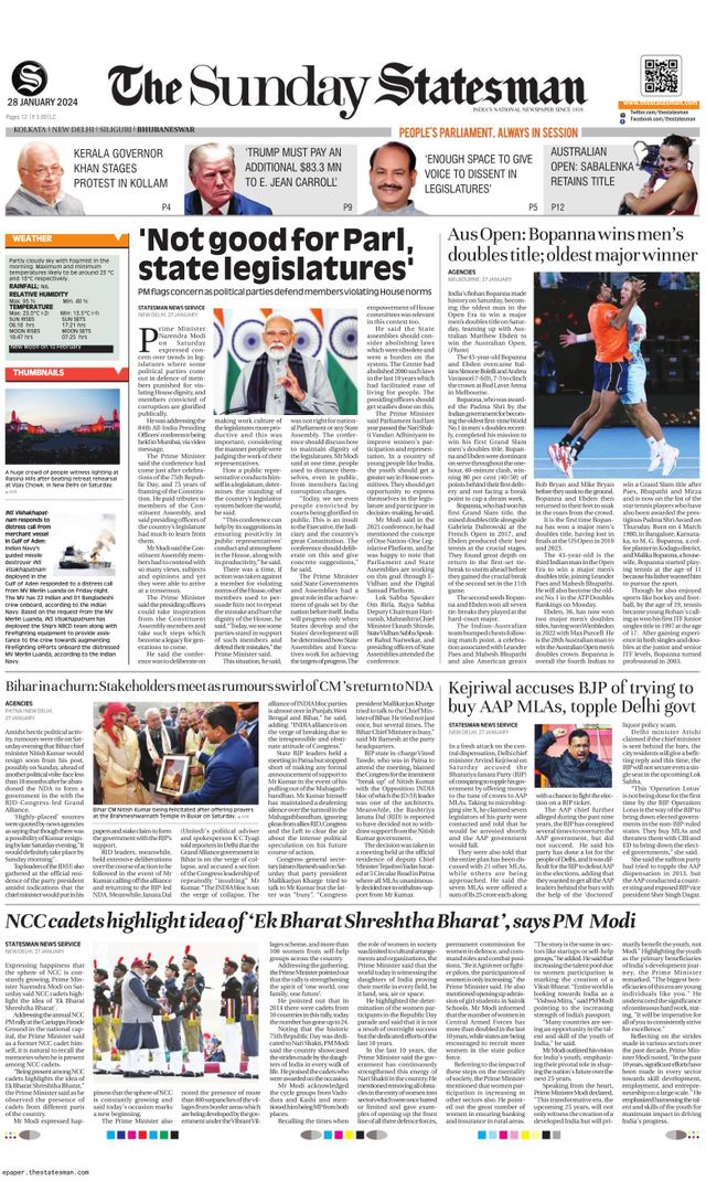 The Statesman Bhubaneswar