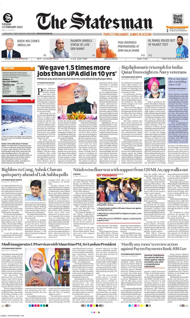 The Statesman Bhubaneswar