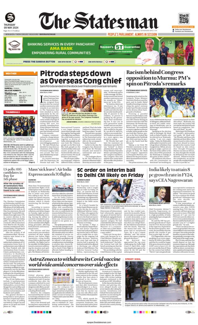 The Statesman Bhubaneswar