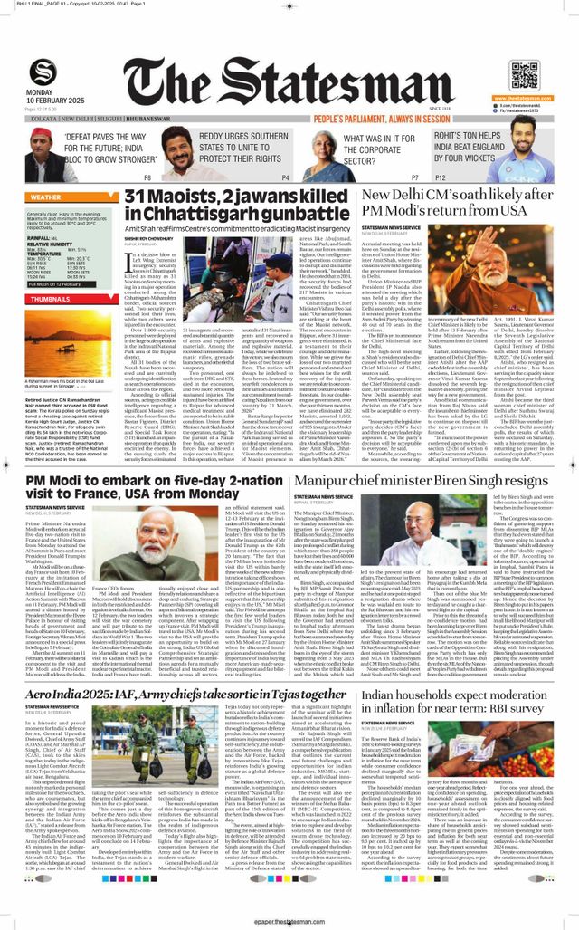 The Statesman Bhubaneswar
