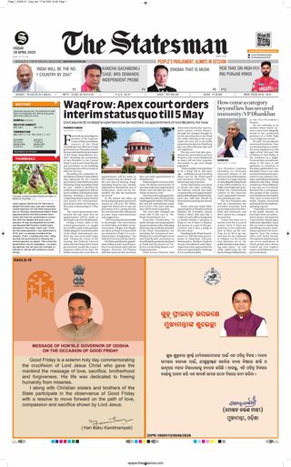 The Statesman Bhubaneswar