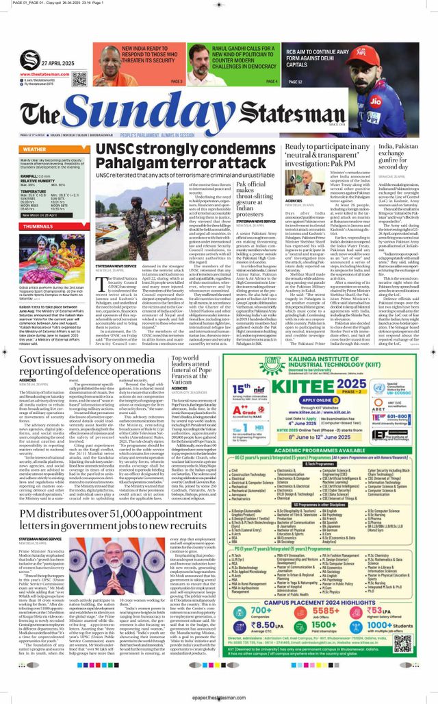 The Statesman Bhubaneswar