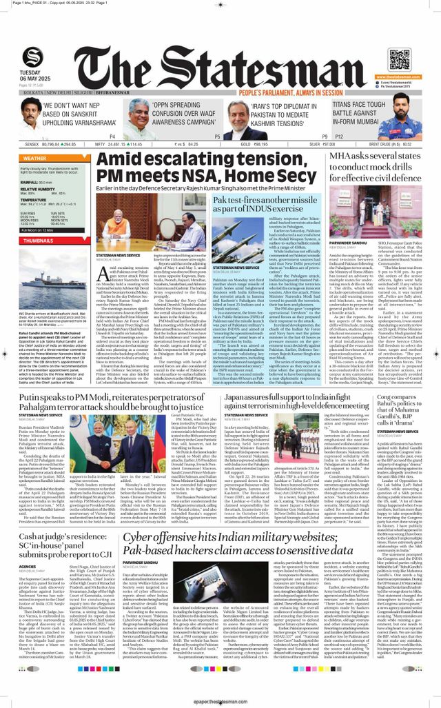 The Statesman Bhubaneswar