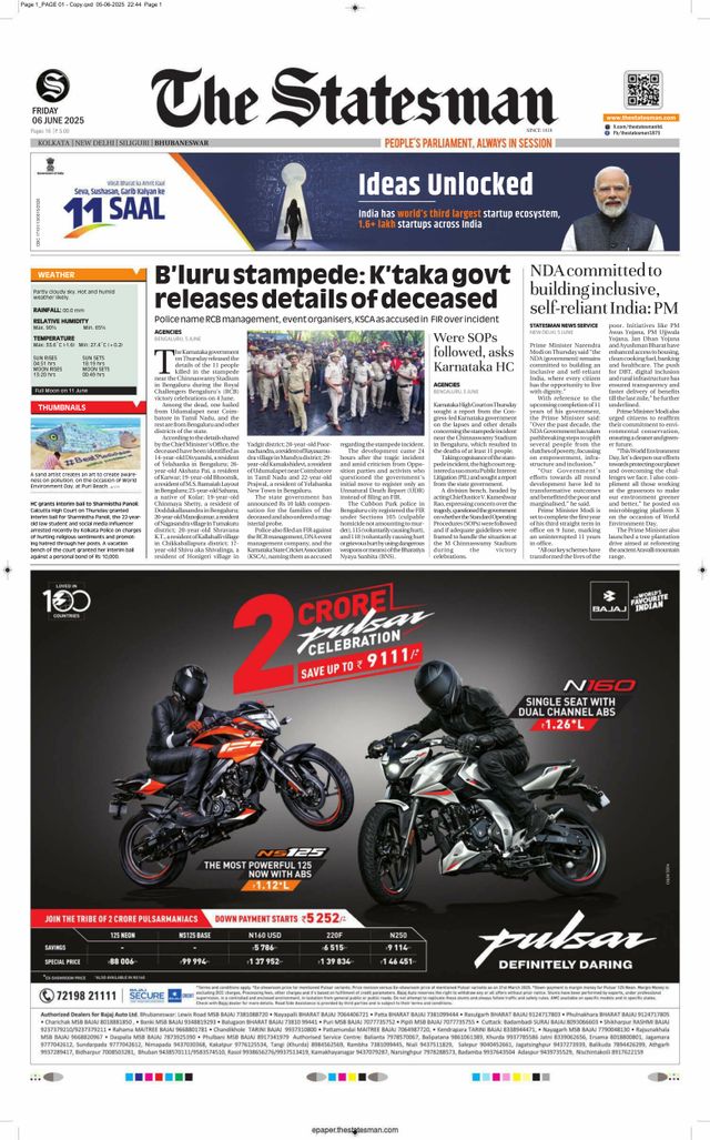 The Statesman Bhubaneswar