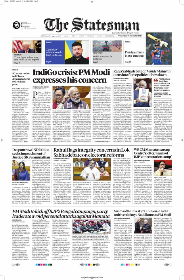 The Statesman Bhubaneswar