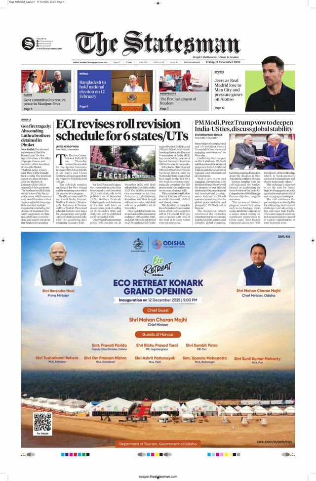 The Statesman Bhubaneswar
