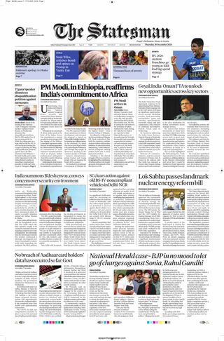The Statesman Bhubaneswar