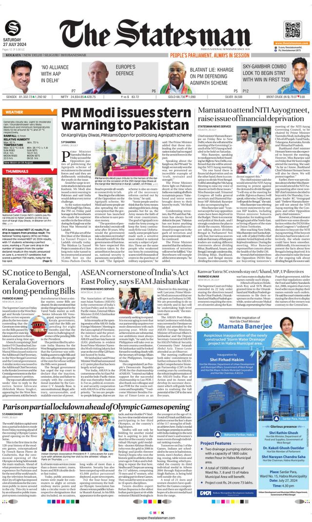 The Statesman Kolkata