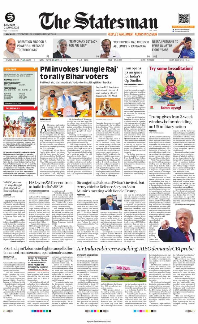 The Statesman Kolkata