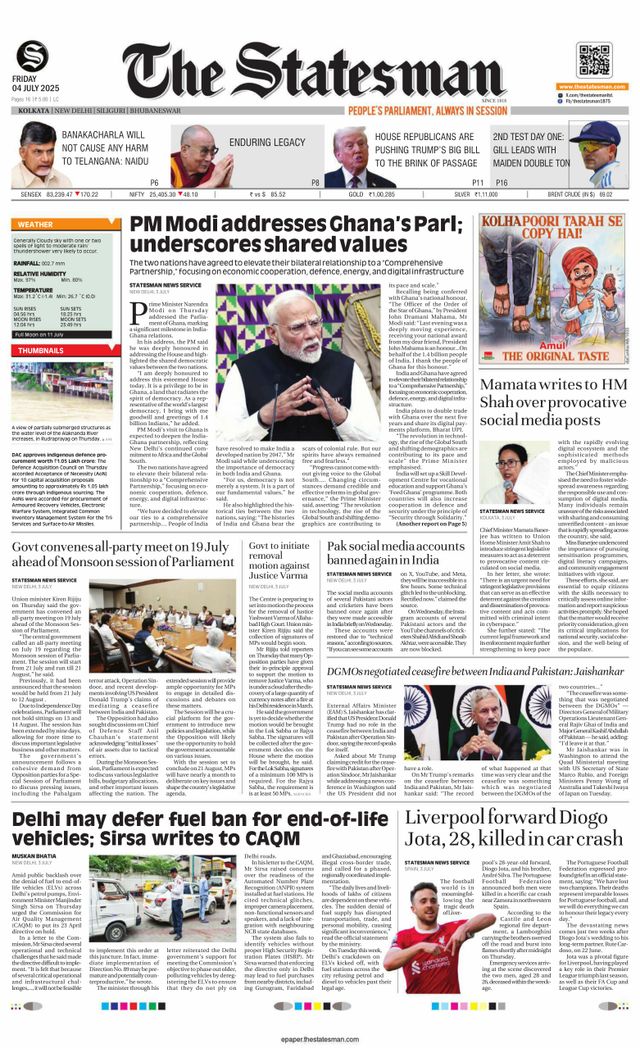 The Statesman Kolkata