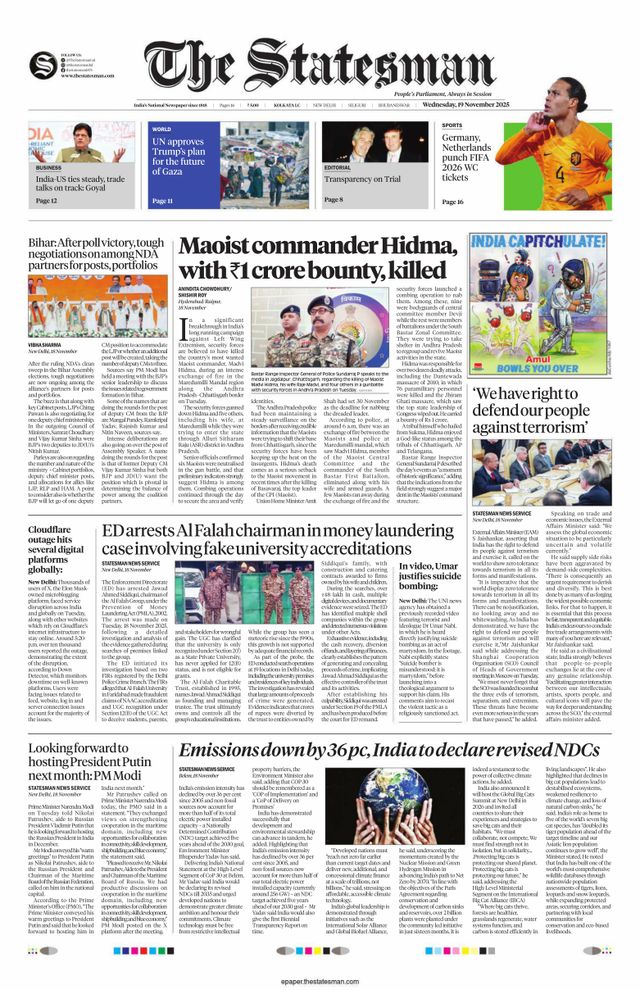 The Statesman Kolkata