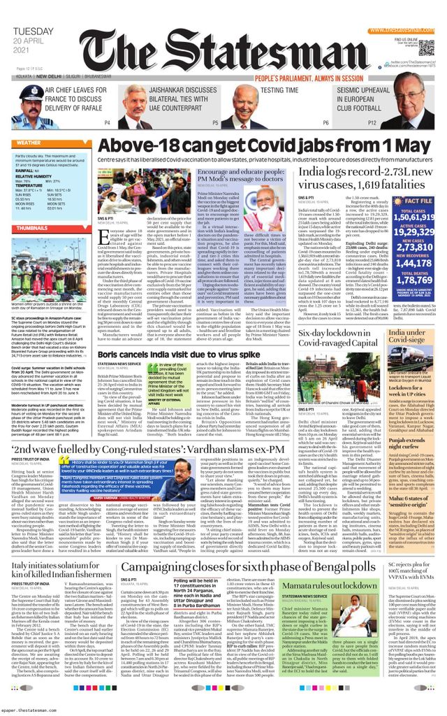 The Statesman Delhi