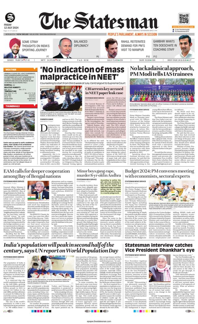 The Statesman Delhi