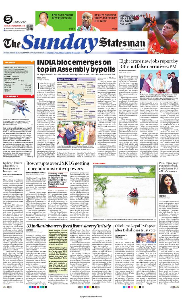 The Statesman Delhi