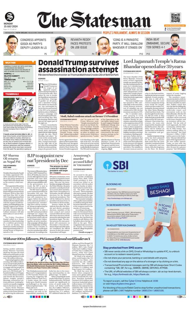 The Statesman Delhi