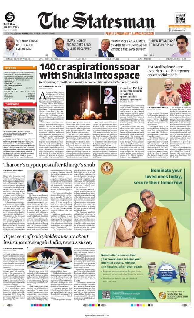 The Statesman Delhi