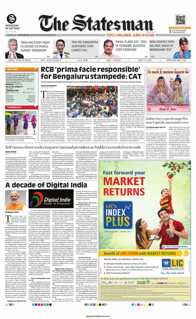 The Statesman Delhi