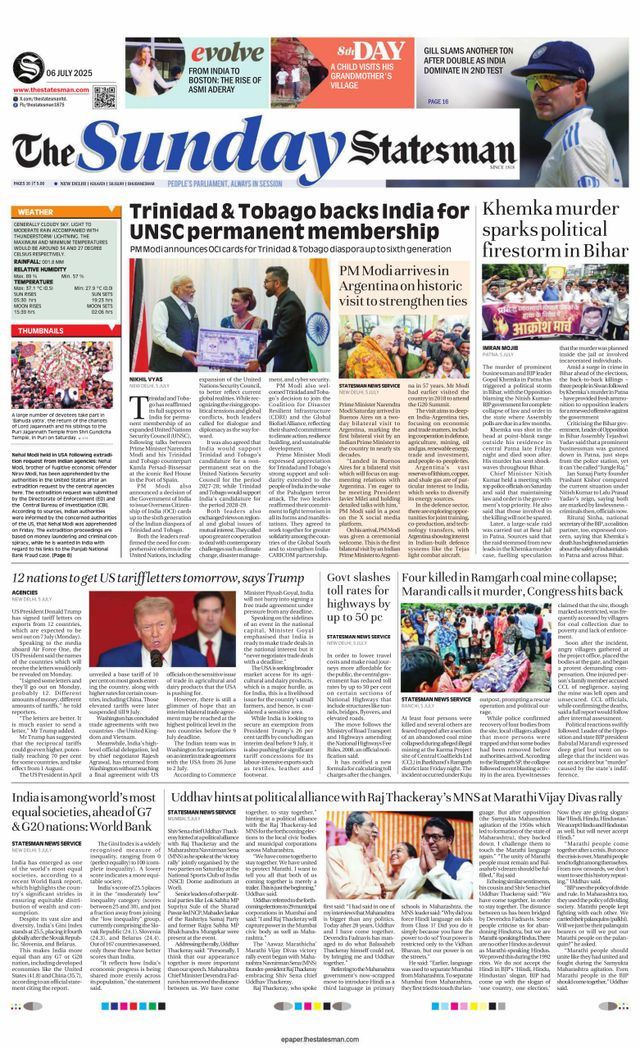 The Statesman Delhi