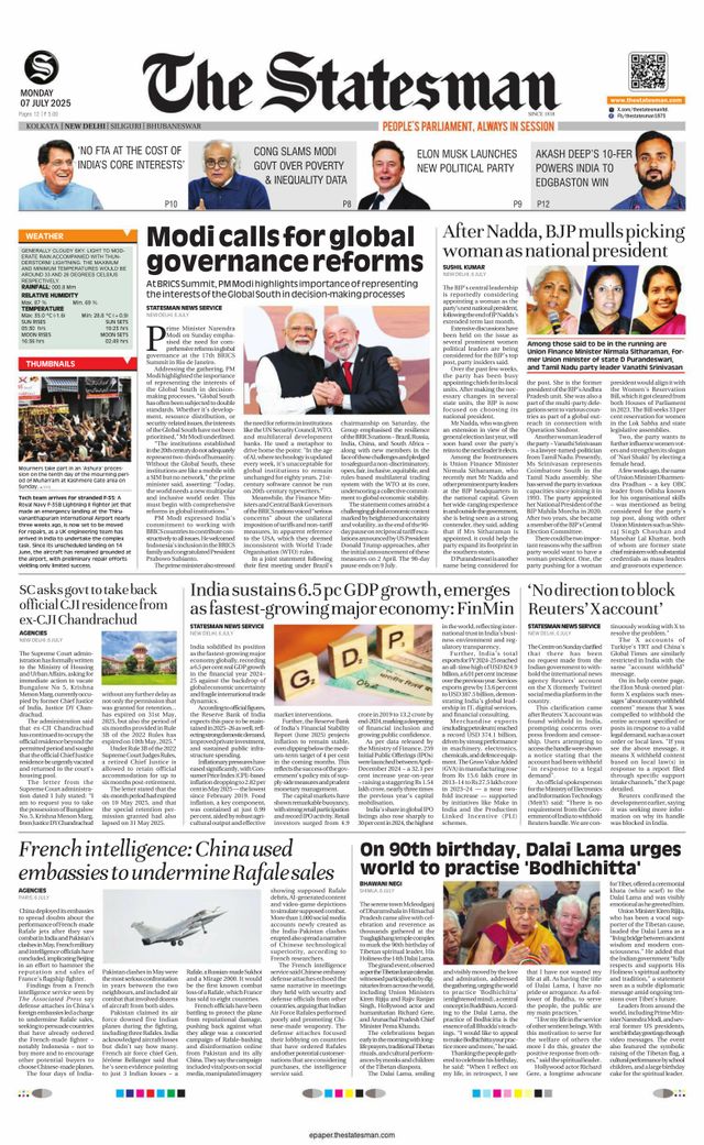 The Statesman Delhi