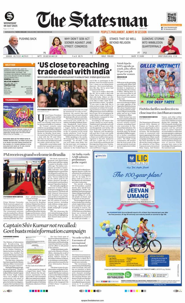 The Statesman Delhi