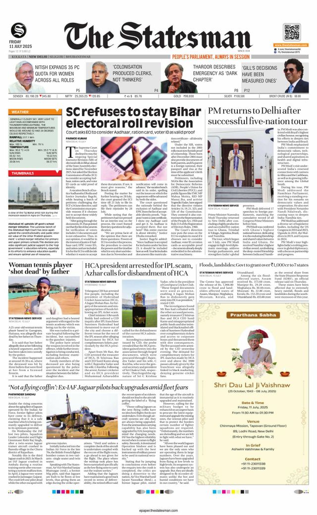 The Statesman Delhi