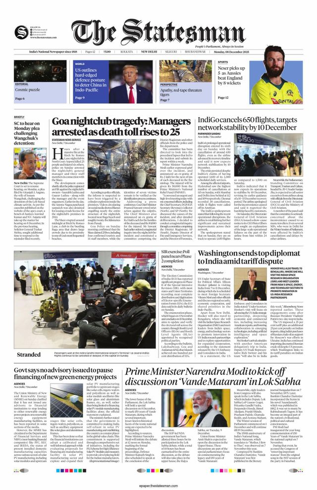 The Statesman Delhi