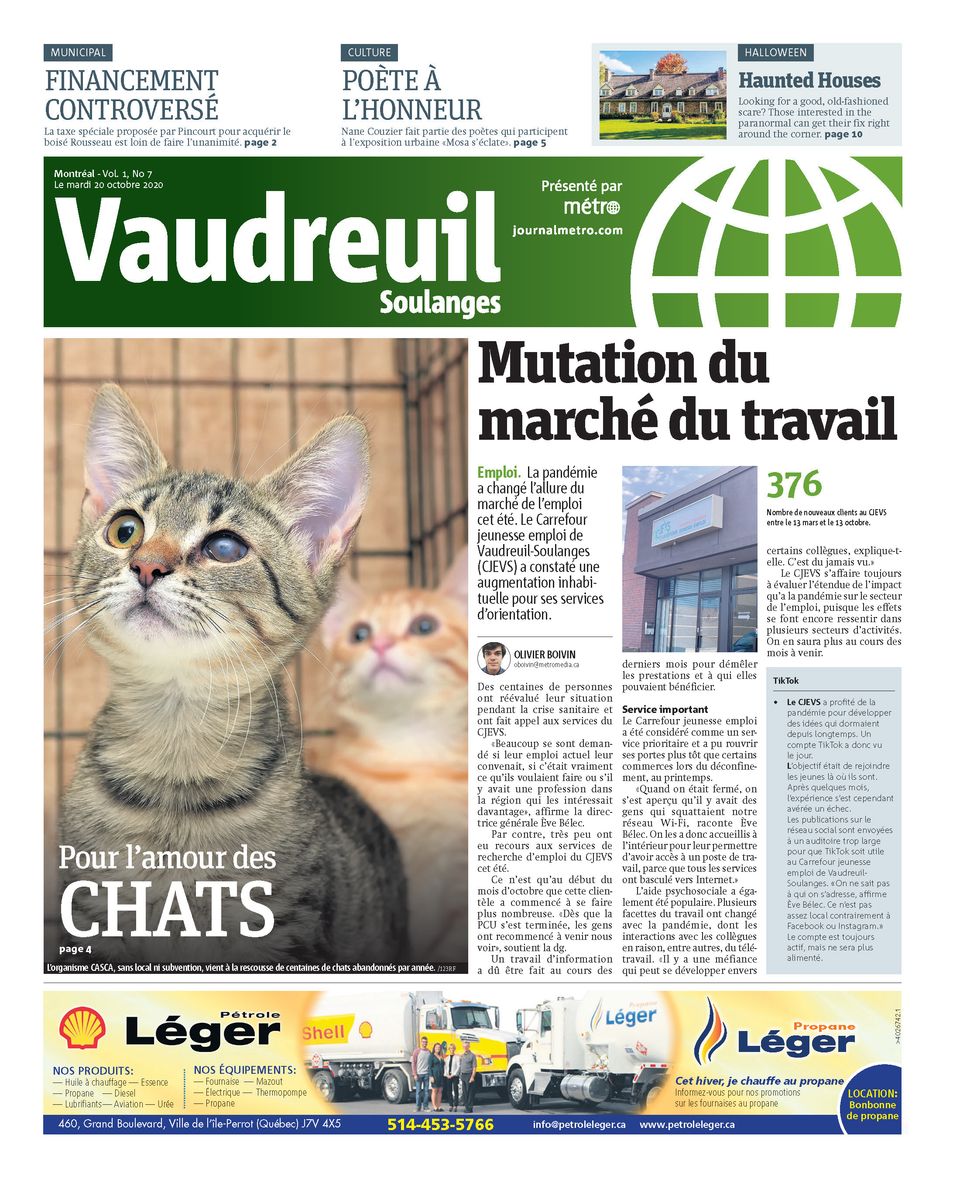 VaudreuilSoulangesOctober 20, 2020 Newspaper