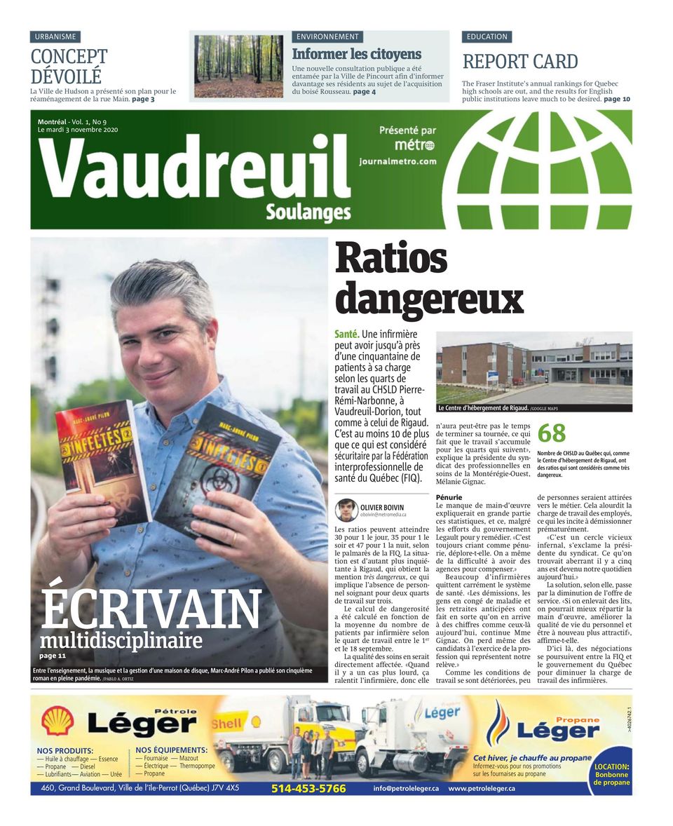 VaudreuilSoulangesNovember 03, 2020 Newspaper