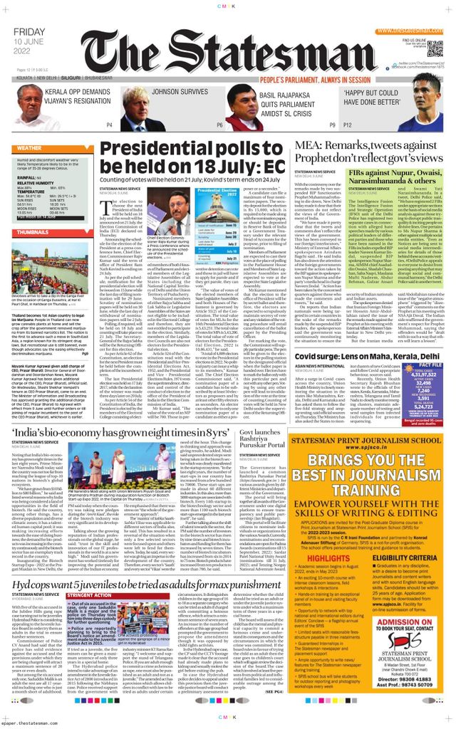 The Statesman Siliguri