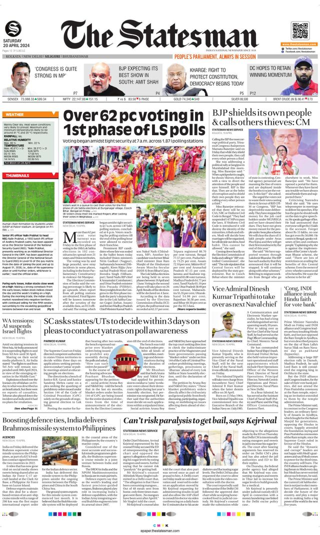 The Statesman Siliguri