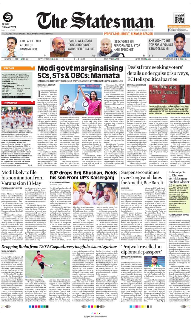 The Statesman Siliguri