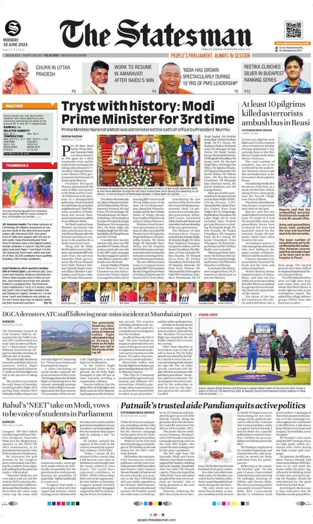 The Statesman Siliguri