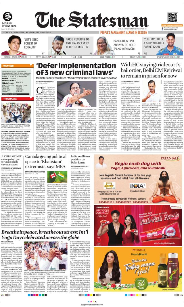 The Statesman Siliguri