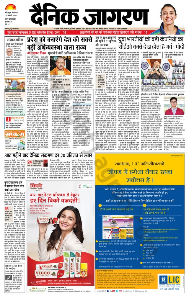 Dainik Jagran Gorakhpur