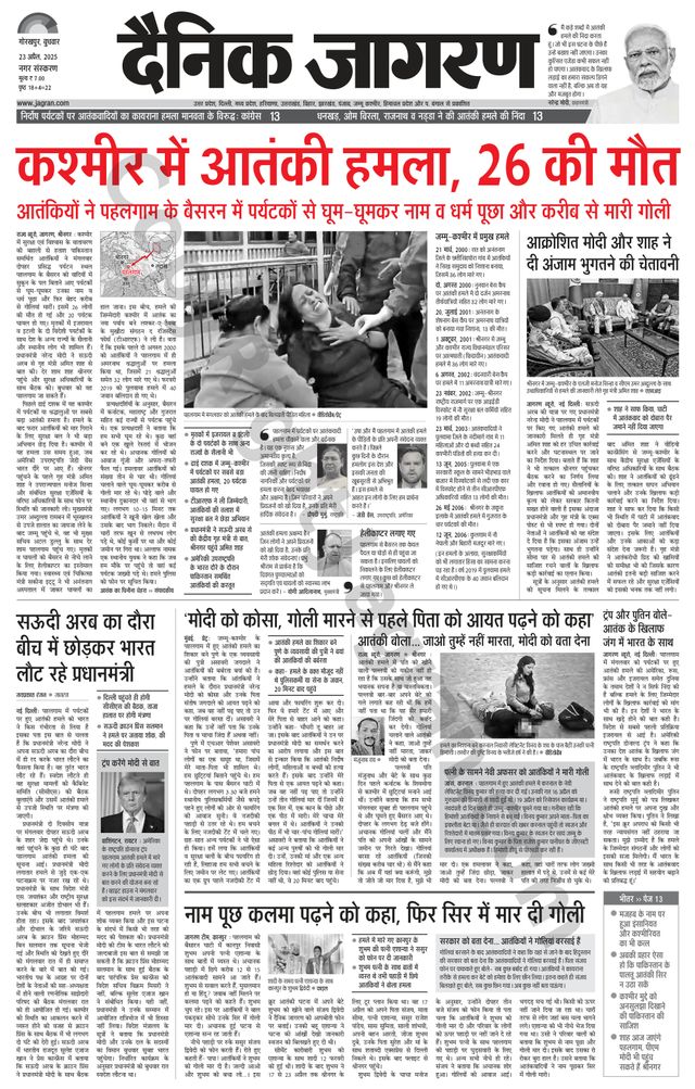 Dainik Jagran Gorakhpur