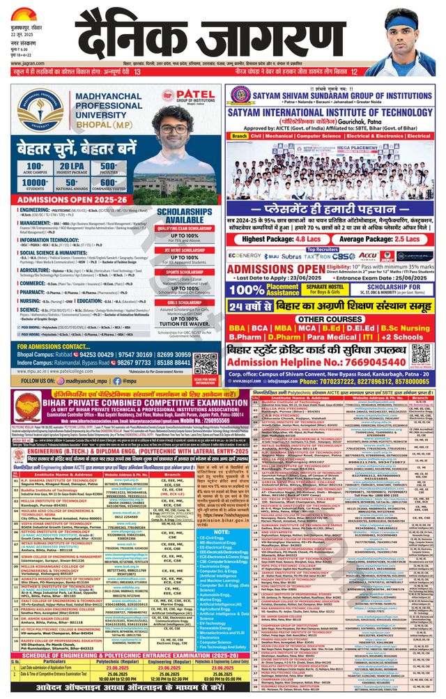Dainik Jagran Muzaffarpur