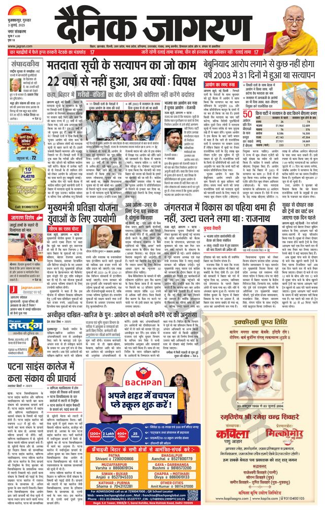Dainik Jagran Muzaffarpur